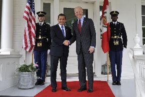 Presidente de la República, Ollanta Humala Tasso, sostuvo reunión con el Vicepresidente de Estados Unidos, Joseph Biden, en la Casa Blanca. ANDINA/Prensa Presidencia