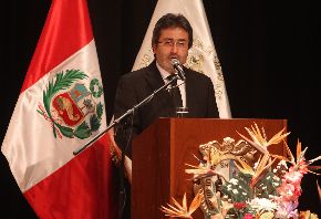 Juan Jiménez Mayor, presidente del Consejo de Ministros. ANDINA/Oscar Farje.