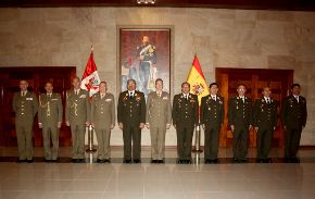 Visita oficial del jefe del Estado Mayor del Ejército de Tierra del Reino de España. Foto: ANDINA/Difusión.