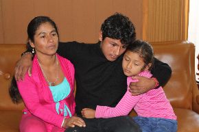 Rescatan a joven que estuvo cautivo por terroristas durante 17 años en el Vraem. Foto: ANDINA/Pedro Tinoco.