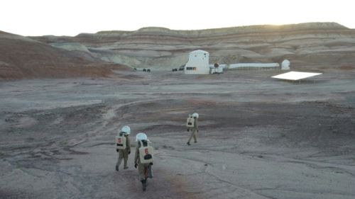 Una de las estaciones que simulan las condiciones de Marte en la base de Utah, EE.UU. Foto: Sophimania