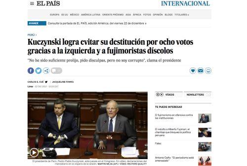 Diario el País, de España