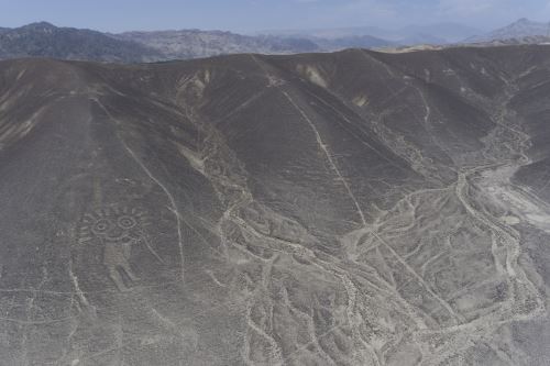 Otro de los geoglifos hallados en el desierto de Palpa. Foto: Genry Emerson Bautista.
