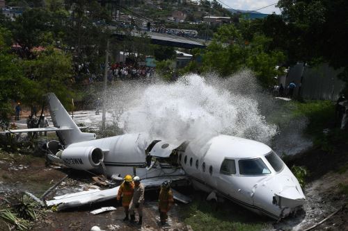 Accidente de avión en Honduras