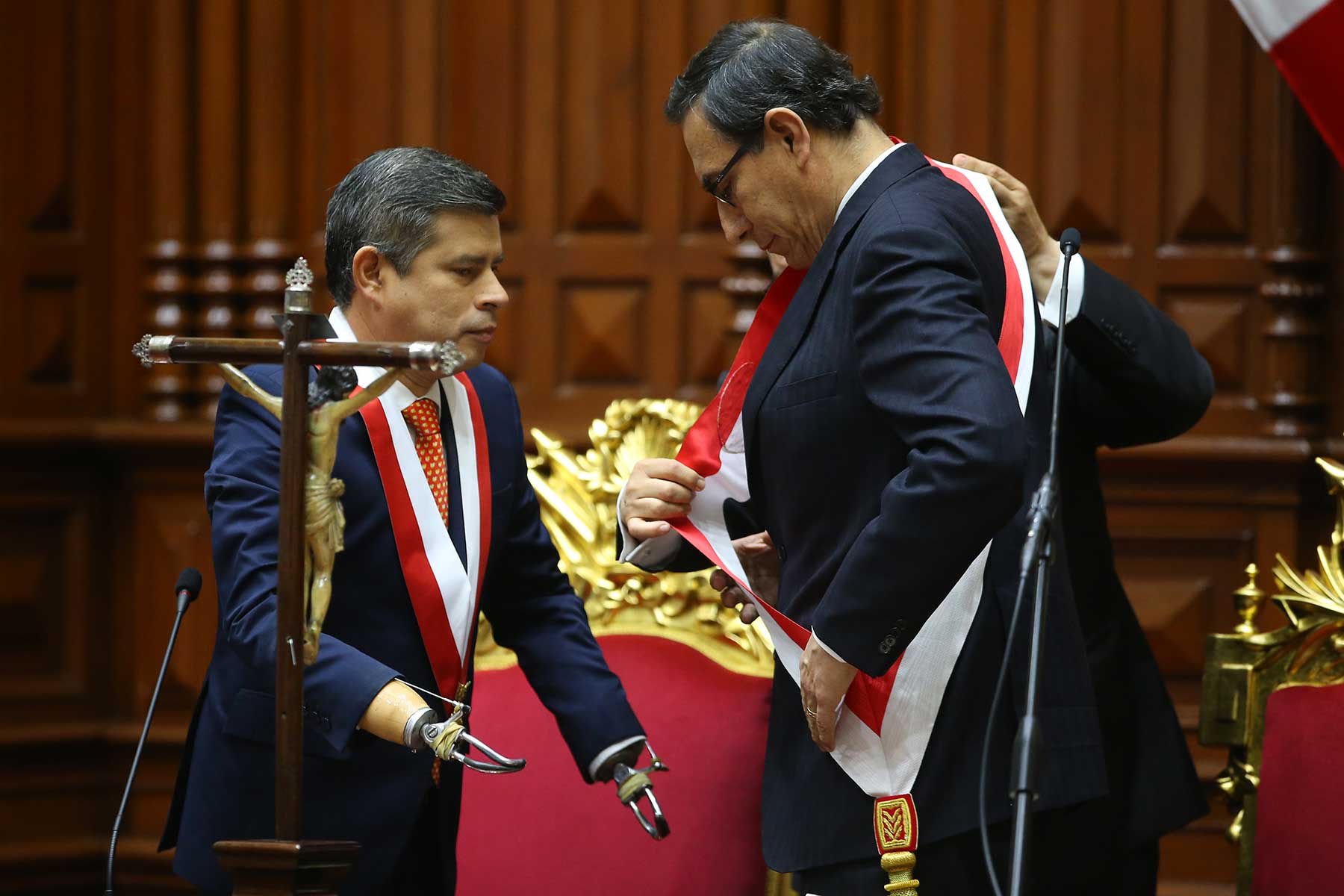 2018-03-23 40264870514_88f1c2172e_o_v1 Martín Vizcarra Cornejo con Luis Galarreta, presidente del Congreso de la República
